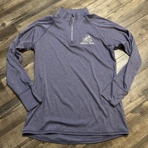 BAW Xtreme‎ T Sweater Womens Large Purple 1/4 Zip Pullover Athleisure